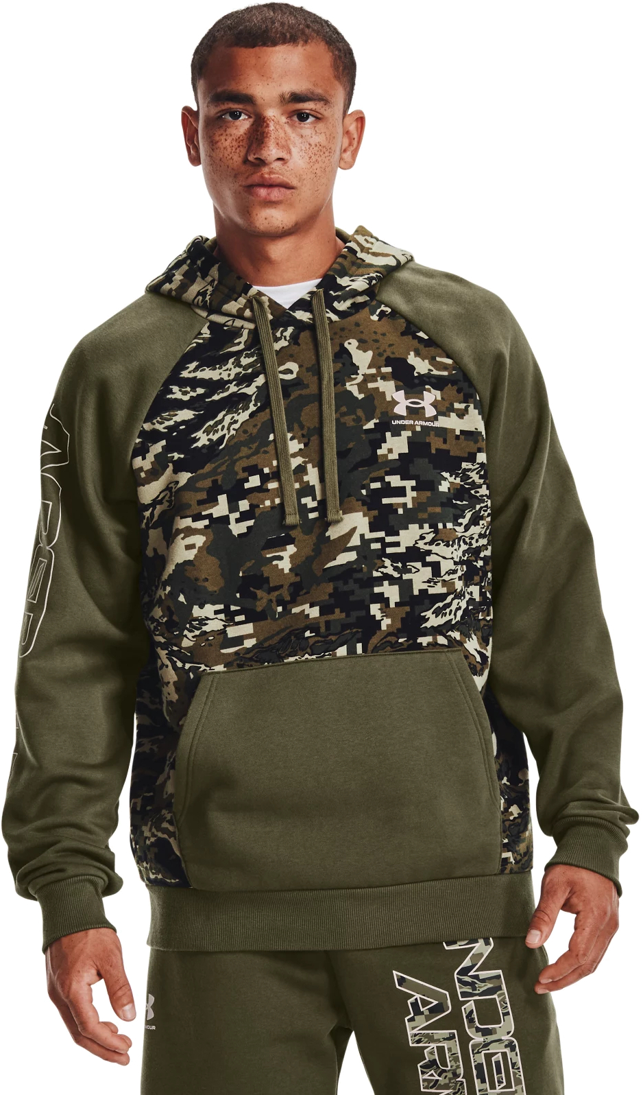 

Худи мужское Under Armour 1366308-390 зеленое XS, 1366308-390