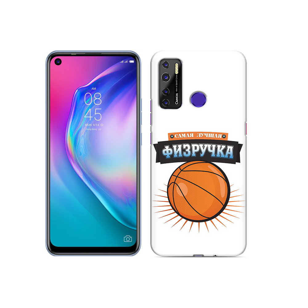 

Чехол MyPads Tocco для Tecno Camon 15 Самая лучшая физручка, Прозрачный, Tocco