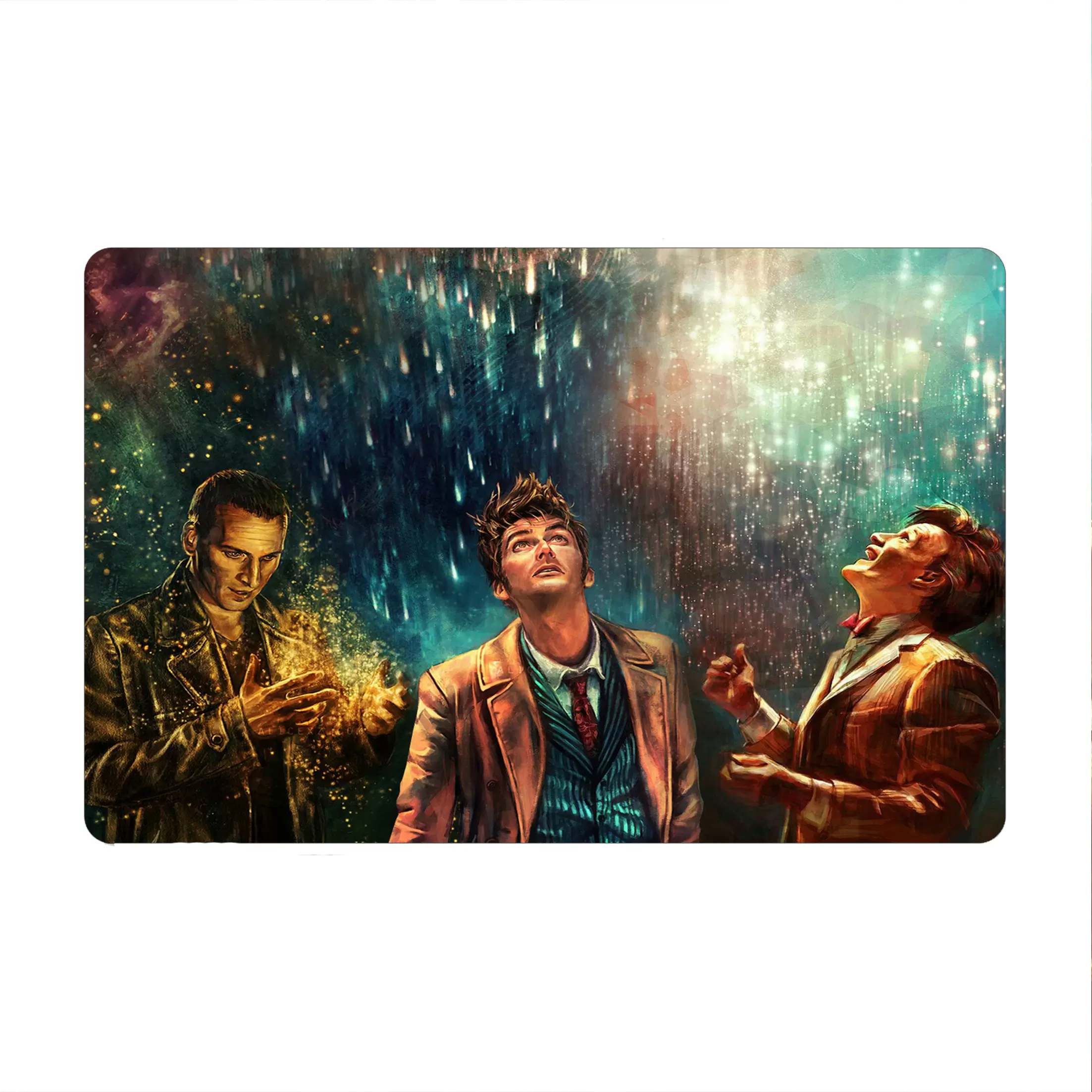 

Игровой коврик для мыши CoolPodarok Сериалы. Доктор кто арт, Черный