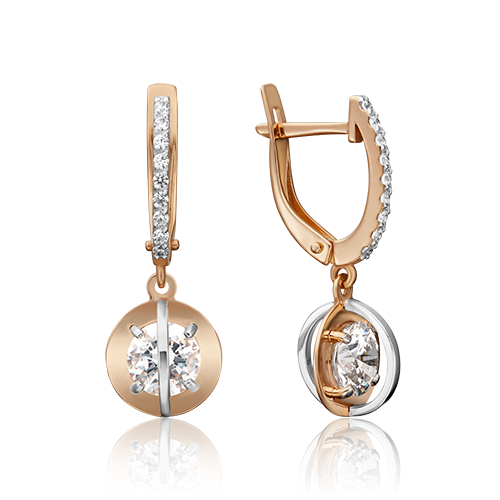 

Серьги из золота с фианитом PLATINA jewelry 02-4466-00-501-1111-38_0, 02-4466-00-501-1111-38_0