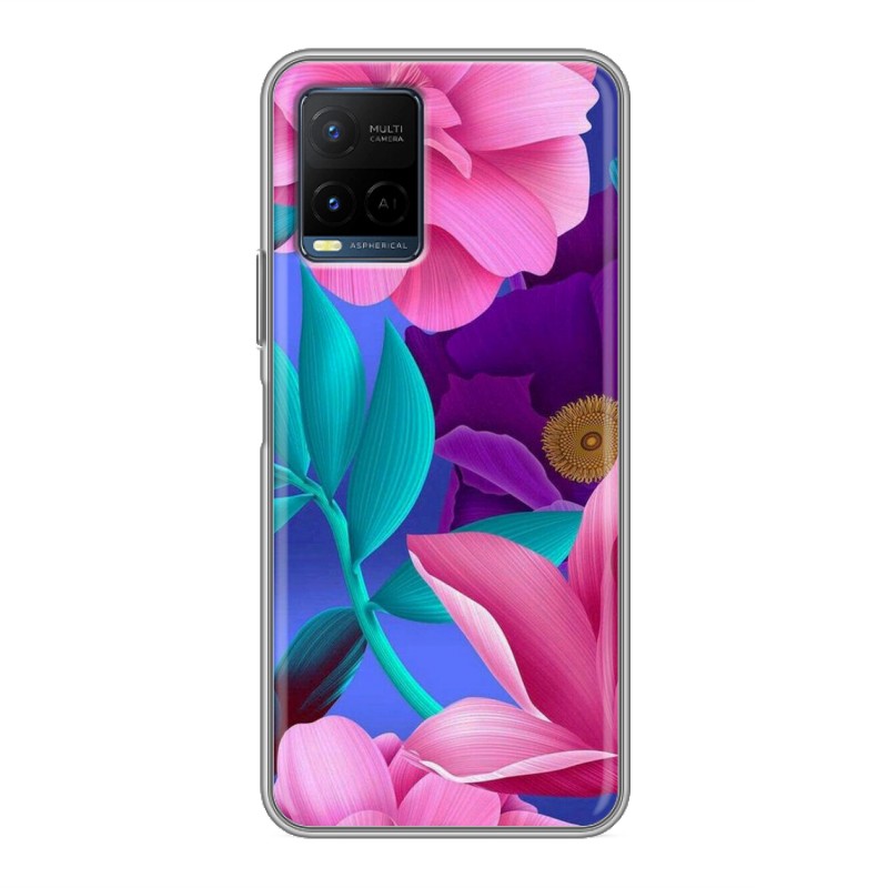 

Чехол на Виво Y33s (Vivo Y33s) с рисунком и защитой камеры