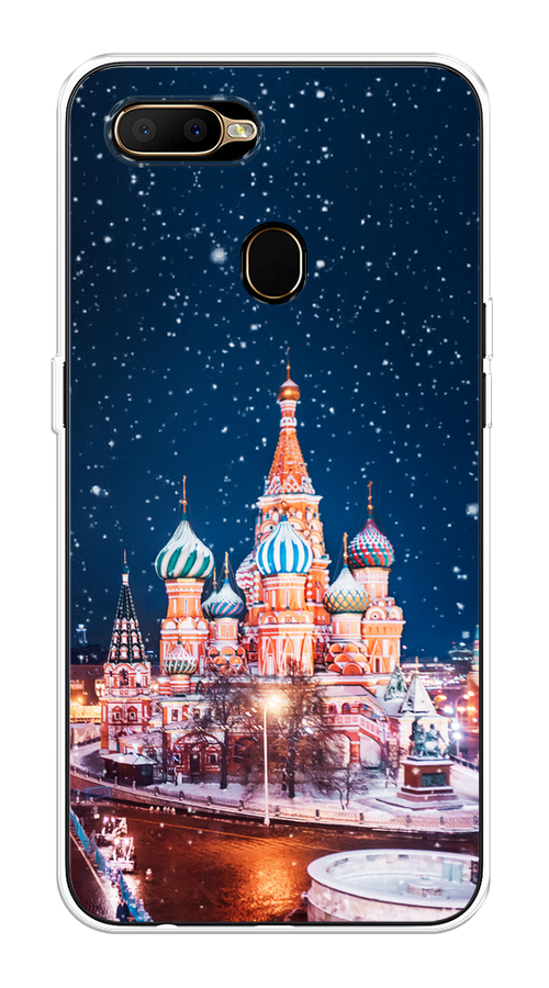 

Чехол на Oppo A5s "Москва 1", Коричневый;синий;белый, 252350-1