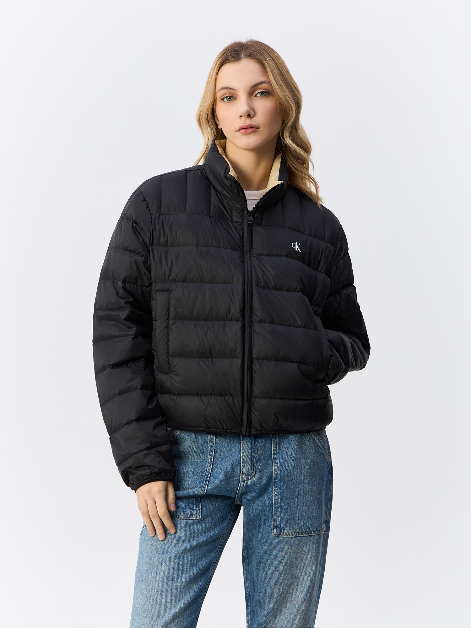 

Пуховик женский Calvin Klein Jeans Ul Short Puffer J20J222585 черный M, Ul Short Puffer