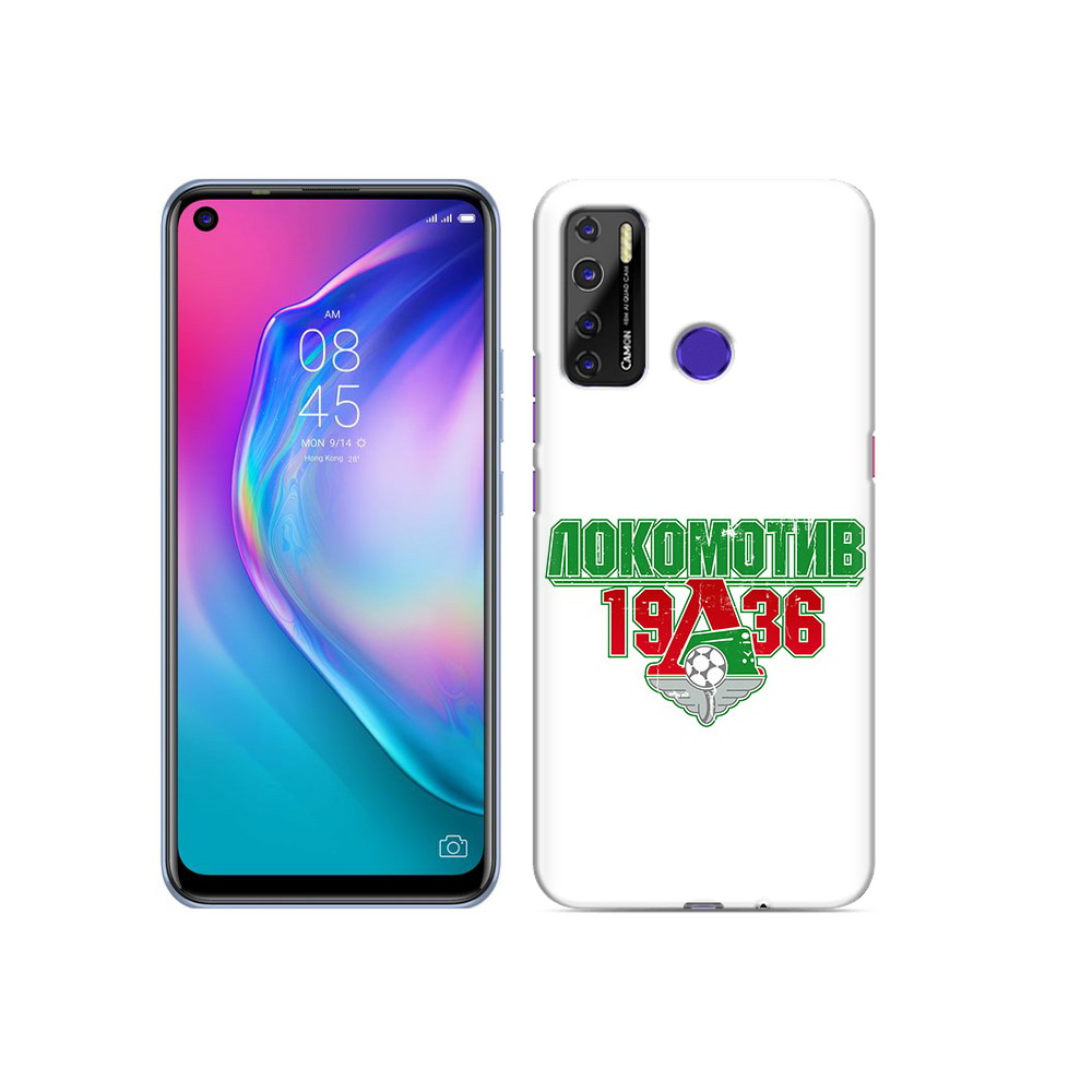 

Чехол MyPads Tocco для Tecno Camon 15 ФК локомотив 1936, Прозрачный, Tocco