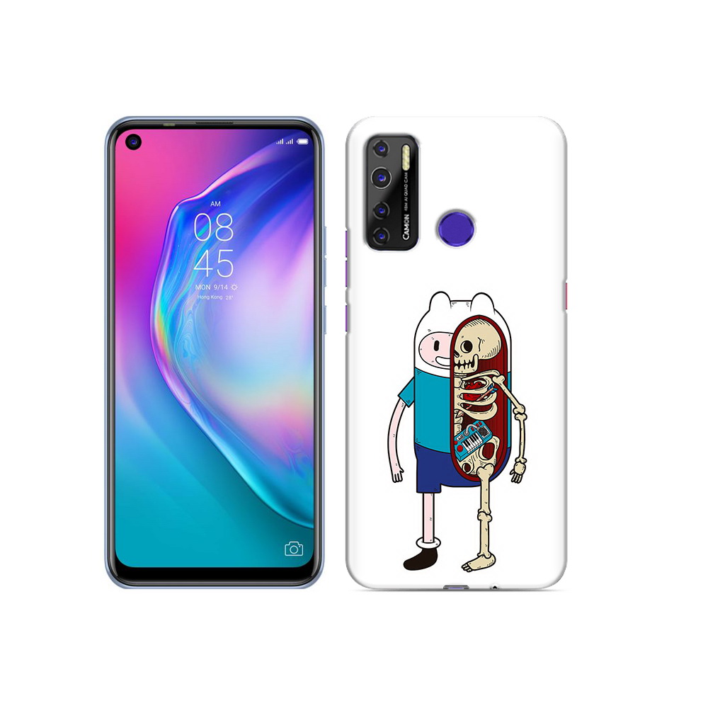 

Чехол MyPads Tocco для Tecno Camon 15 Финн скелет, Прозрачный, Tocco