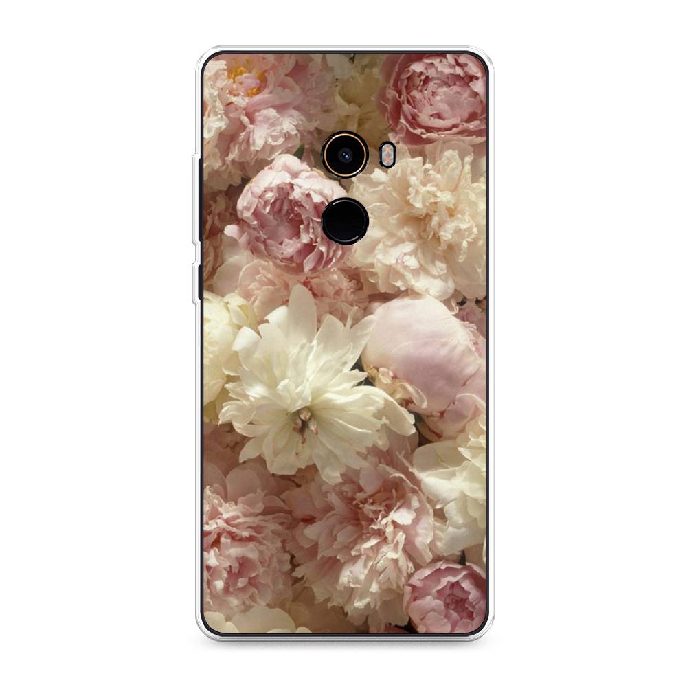 

Чехол Awog на Xiaomi Mi Mix 2 "Пионы светлые", Разноцветный, 32550-8
