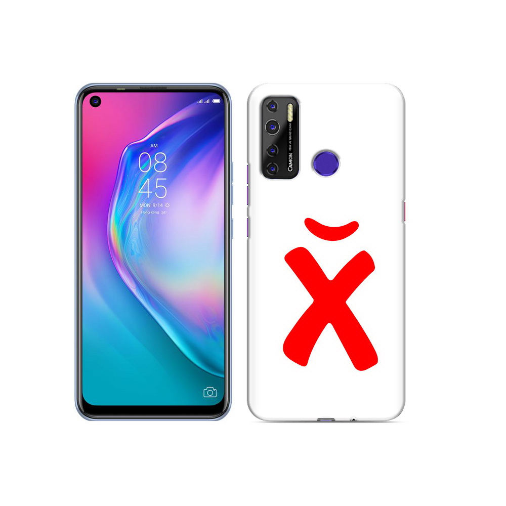 

Чехол MyPads Tocco для Tecno Camon 15 абстракция буква х, Прозрачный, Tocco