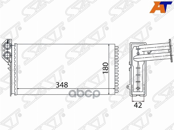 

Радиатор Отопителя Салона Mercedes Sprinter 95-06 (Трубчатый) Sat арт. ST-87-0040