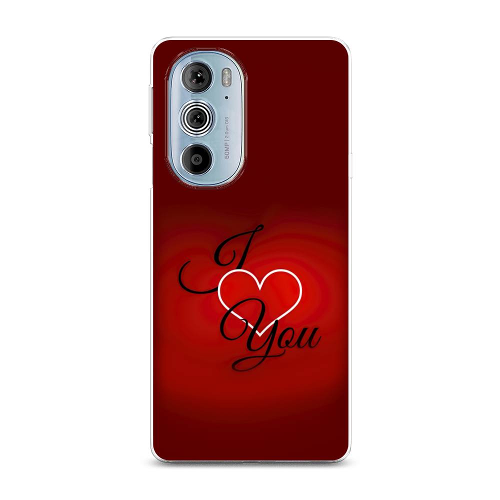 

Чехол Awog на Motorola Edge 30 Pro "I love you 3", Разноцветный, 243350-6