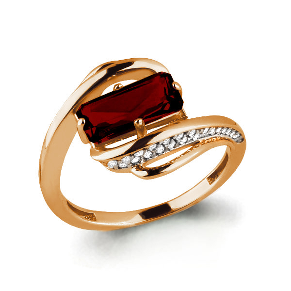 

Кольцо из серебра р. , AQUAMARINE 6580103А_925_з, 6580103А_925_з