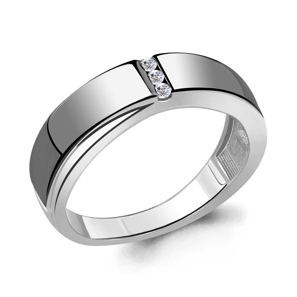 

Кольцо из серебра р. 17,5 AQUAMARINE 68535А_925_р, 68535А_925_р