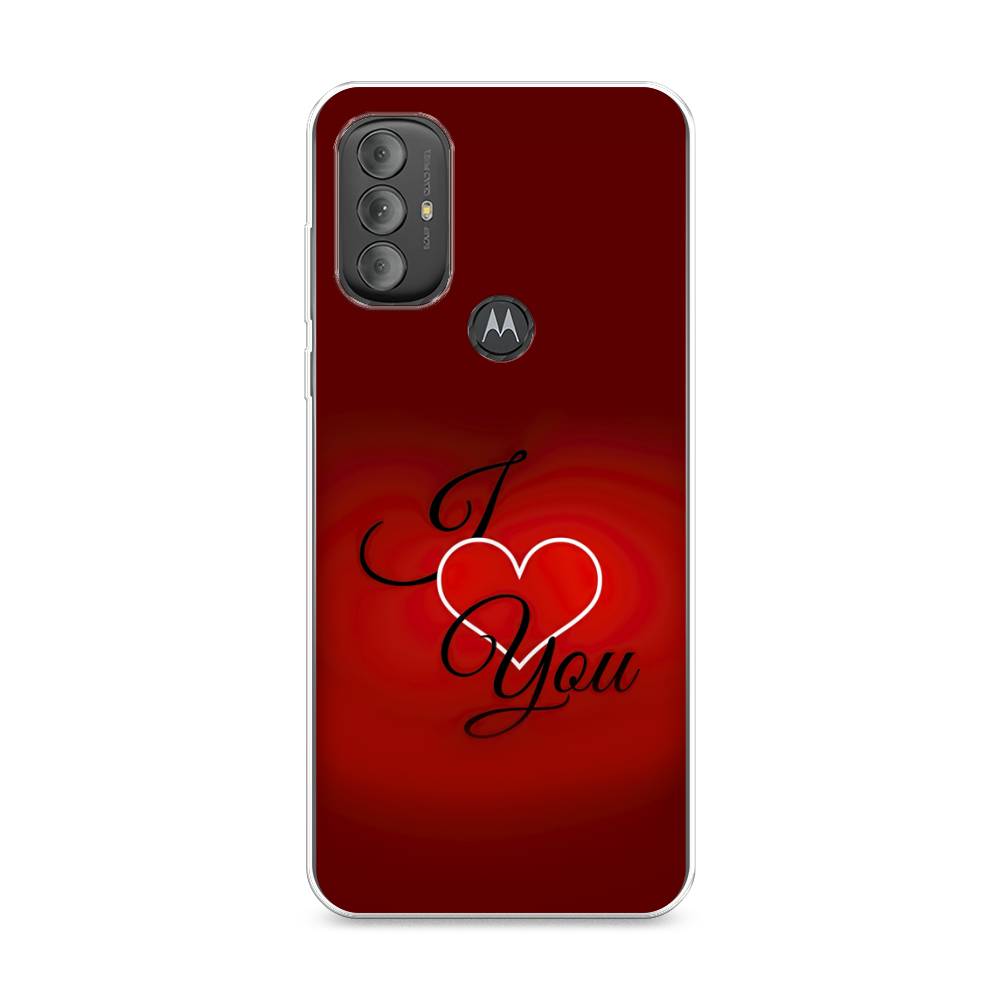 

Чехол Awog на Motorola Moto G Power 2022 "I love you 3", Разноцветный, 242850-6