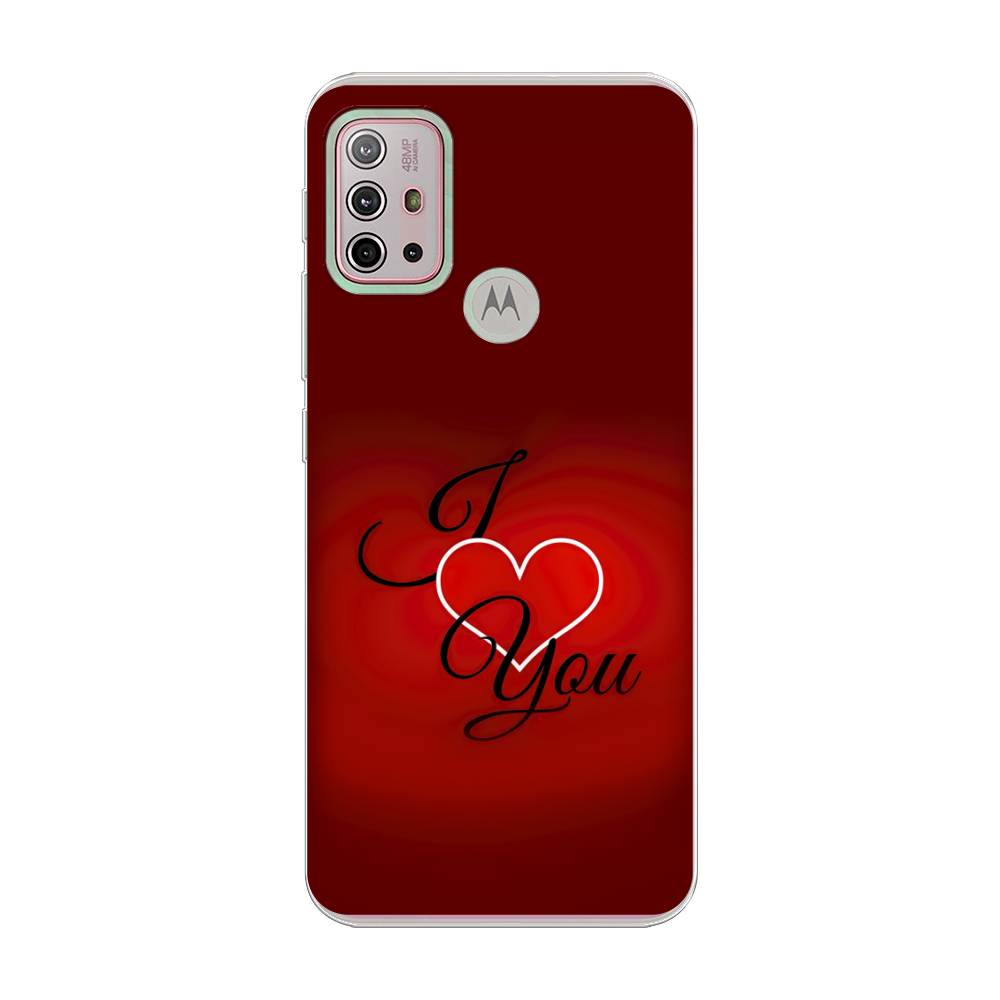 

Чехол Awog на Lenovo K13 Note/Motorola Moto G10/G20/G30 "I love you 3", Разноцветный, 242150-6