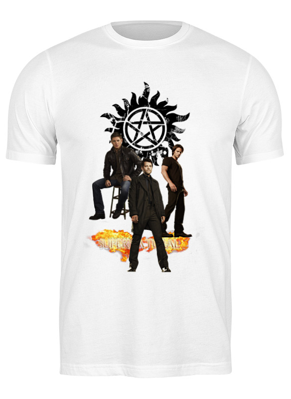 

Футболка мужская Printio Supernatural белая XL, Белый, Supernatural