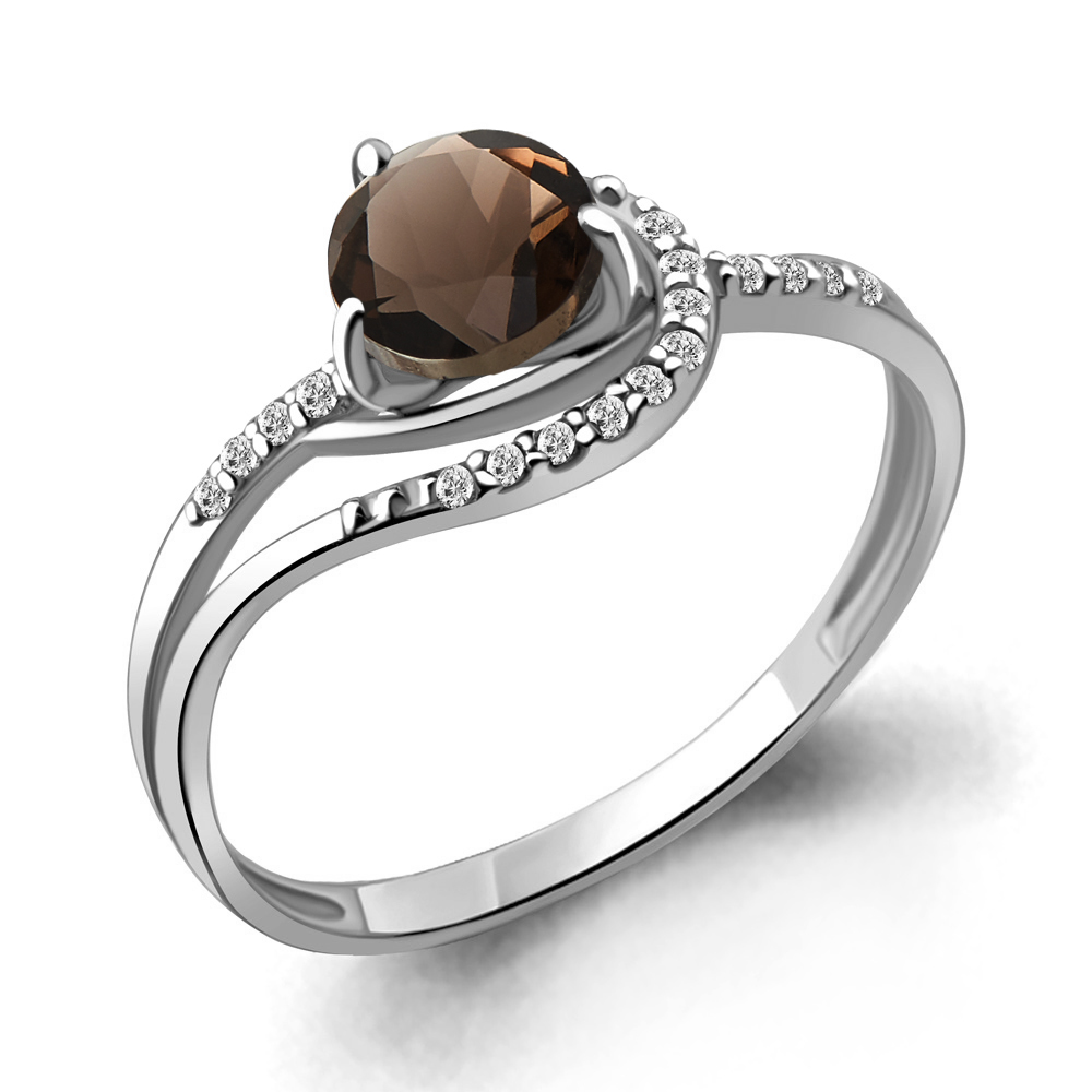 

Кольцо из серебра р. , AQUAMARINE 6541803А_925_р, 6541803А_925_р