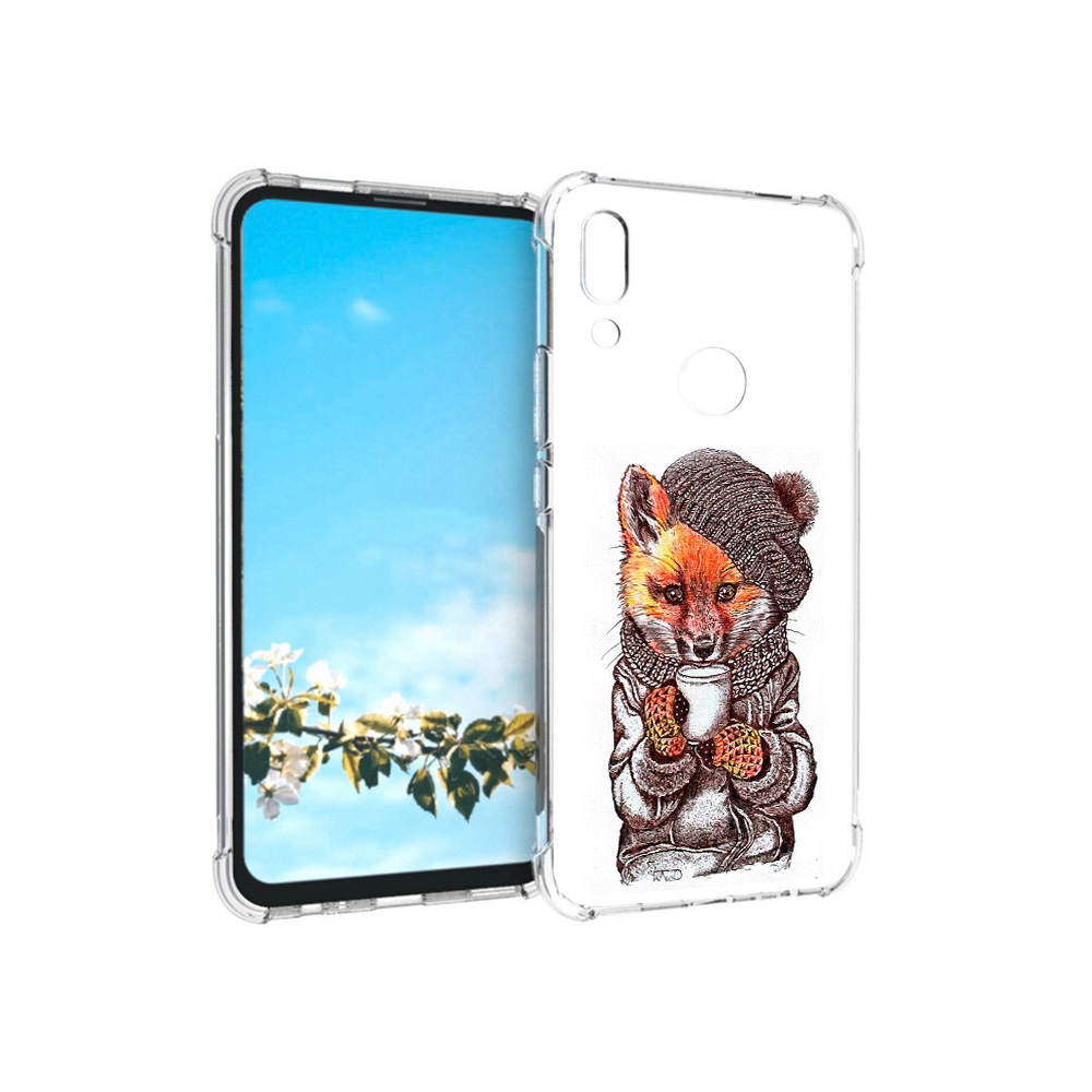 

Чехол MyPads Tocco для Huawei P Smart Z лиса в шапке, Tocco