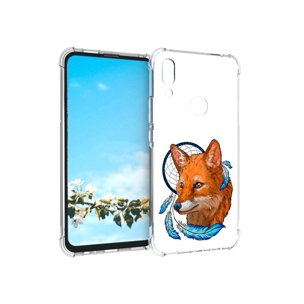 

Чехол MyPads Tocco для Huawei P Smart Z лиса и ловец снов, Прозрачный, Tocco