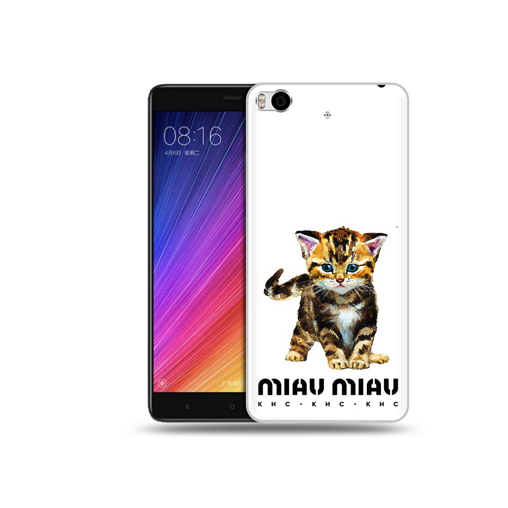 

Чехол MyPads Tocco для Xiaomi Mi 5S Бренд miau miau (PT91899.330.34), Прозрачный, Tocco