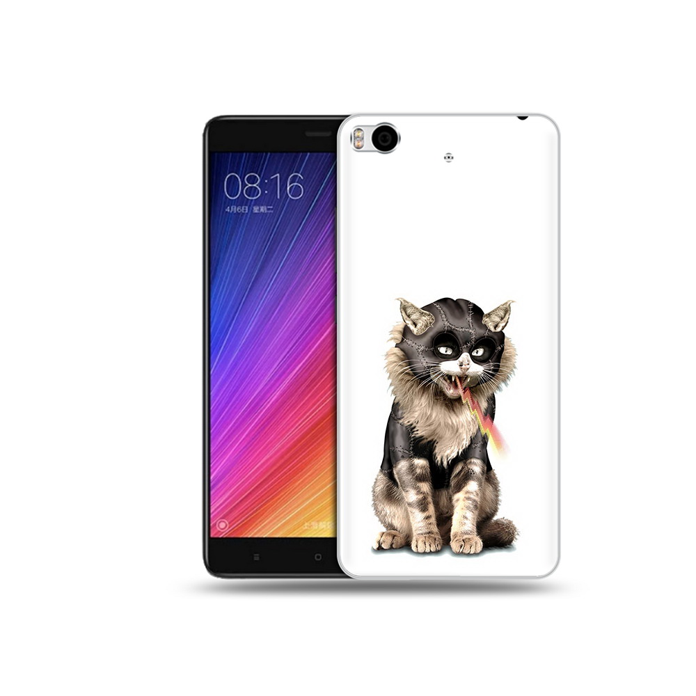 

Чехол MyPads Tocco для Xiaomi Mi 5S дьяволский кот (PT91899.330.341), Прозрачный, Tocco