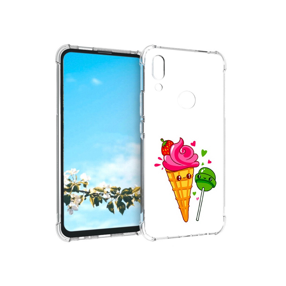 

Чехол MyPads Tocco для Huawei P Smart Z Вкусняшки, Прозрачный, Tocco
