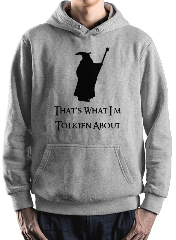 

Худи мужское Dream Shirts Маг Гэндальф серое 48 RU, Маг Гэндальф