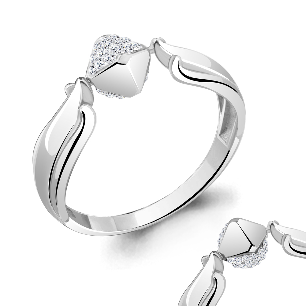 

Кольцо из серебра р.  AQUAMARINE 66695_925_р, 66695_925_р