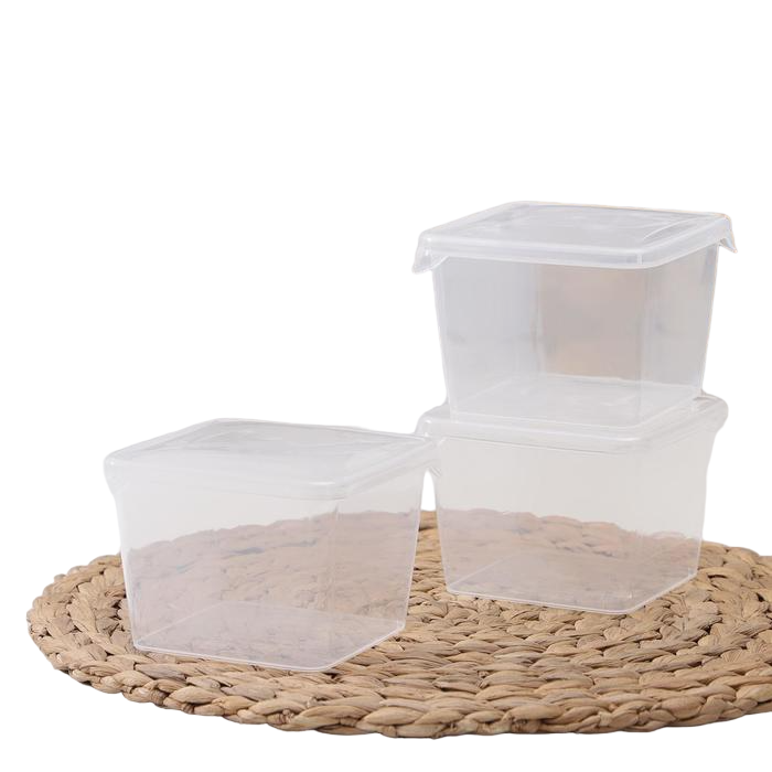 

Набор контейнеров Plast Team Kitchen Collection Frozen для заморозки 0,75 л 3 шт, Прозрачный