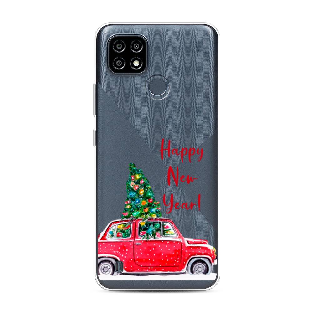 

Чехол на Oppo Realme C21Y "Happy New Year", Красный;зеленый, 256850-5