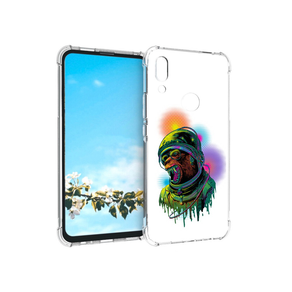 

Чехол MyPads Tocco для Huawei P Smart Z медведь космонавт, Прозрачный, Tocco