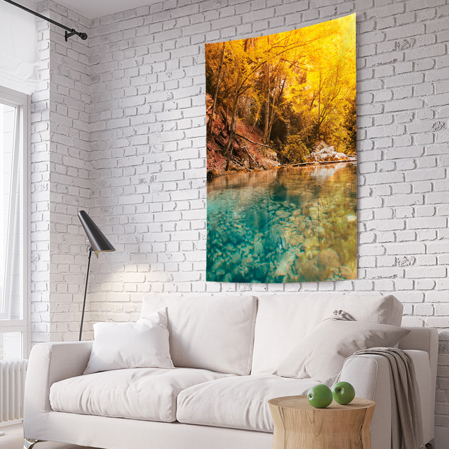 

Вертикальное фотопанно на стену JoyArty Чистая лесная река 150x200 см, Чистая лесная река