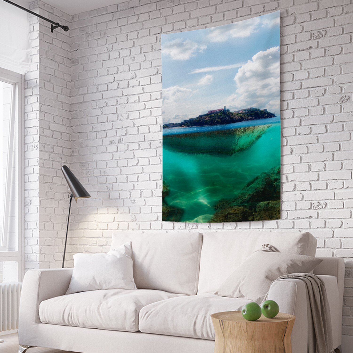 

Вертикальное фотопанно на стену JoyArty Плавающий остров 150x200 см, Плавающий остров