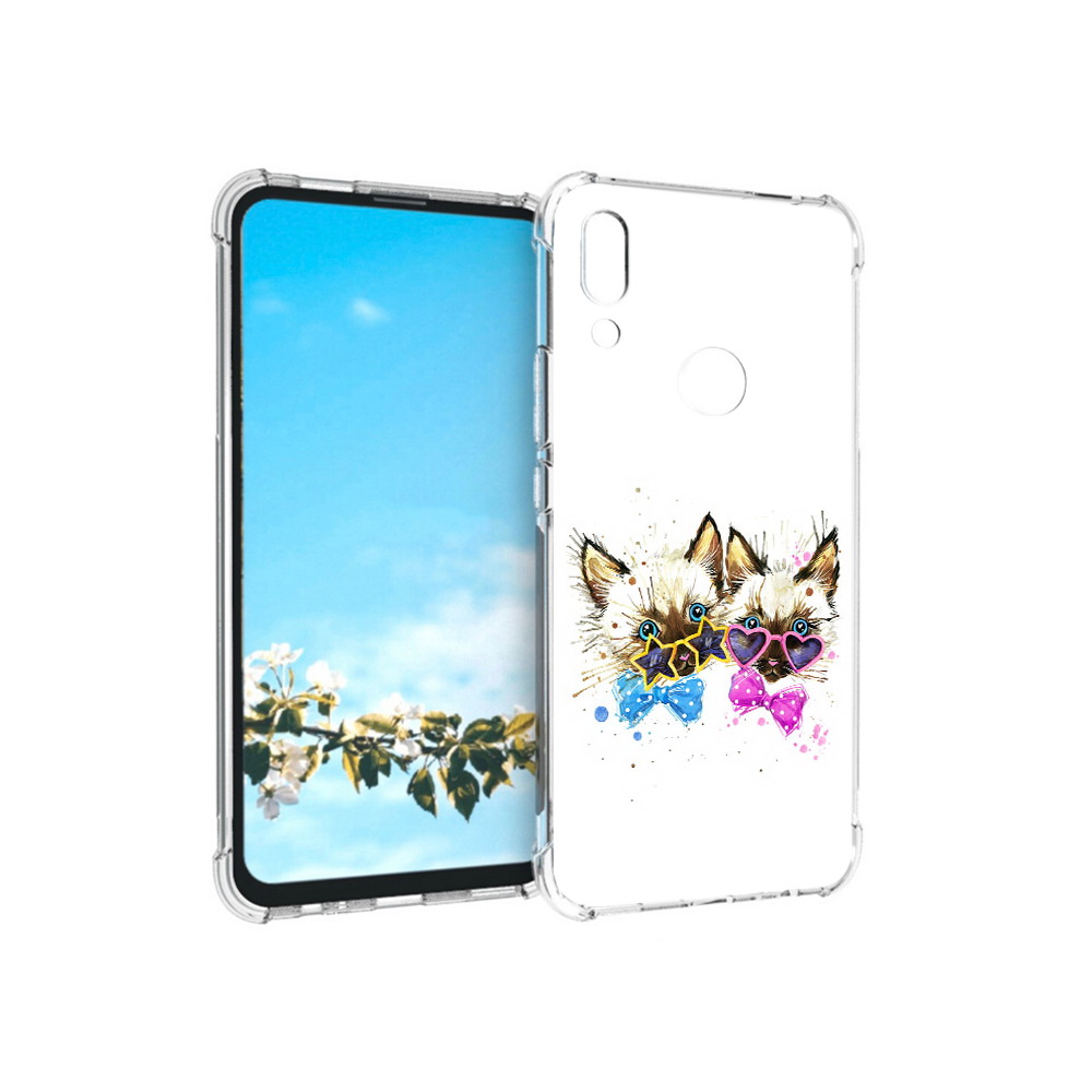

Чехол MyPads Tocco для Huawei P Smart Z милые котята, Прозрачный, Tocco