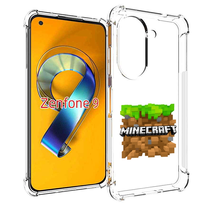 Чехол MyPads Minecraft-2 для Asus Zenfone 9 (AI2202)