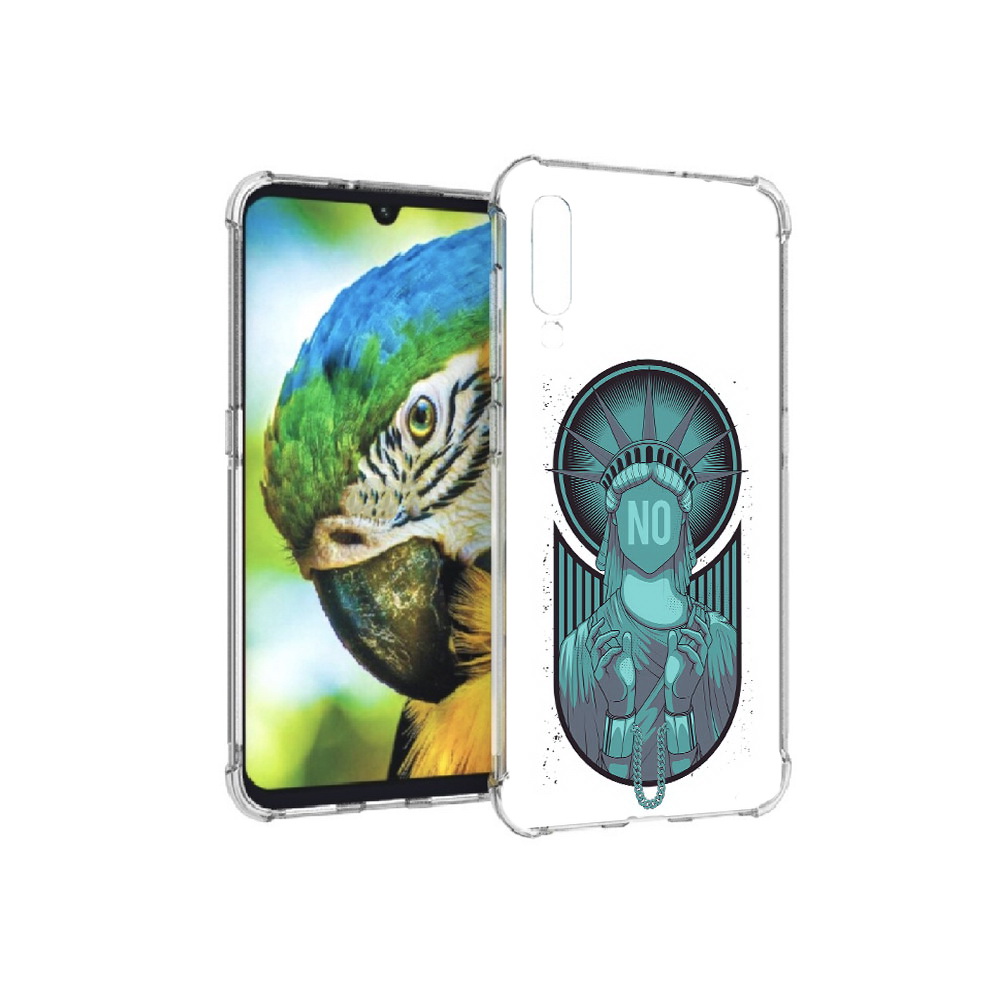 

Чехол MyPads Tocco для Xiaomi Mi 9 статуя свободы зеленый (PT126035.255.623), Прозрачный, Tocco