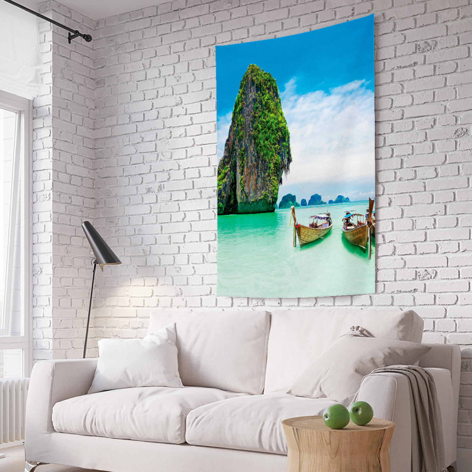 

Вертикальное фотопанно на стену JoyArty Путешественники вернулись 150x200 см, Путешественники вернулись