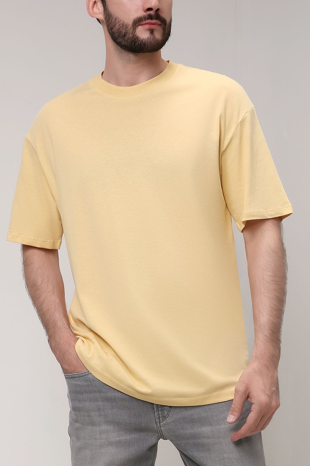 

Футболка мужская Jack & Jones 12185628 желтая S, 12185628