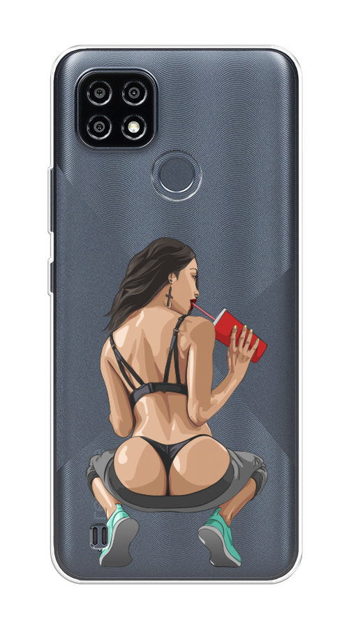 

Чехол на Realme C21Y/C25Y "Сочные булочки", Бежевый;красный;черный, 256850-6