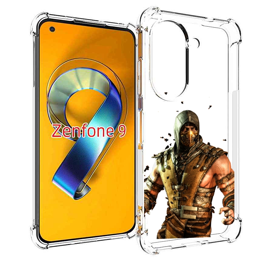 

Чехол MyPads Mortal Kombat scorpion для Asus Zenfone 9 (AI2202), Прозрачный, Tocco