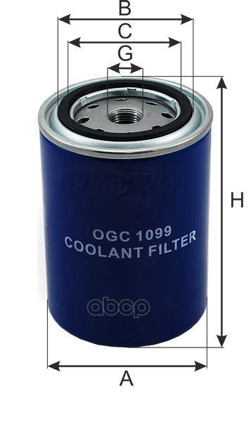 

Фильтр Охлаждающей Жидкости Hcv Goodwill арт. OGC1099