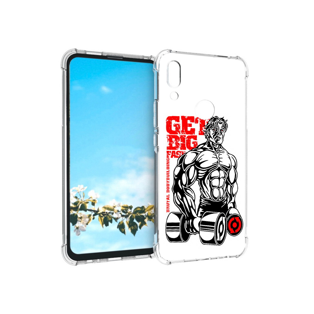 

Чехол MyPads Tocco для Huawei P Smart Z накаченное тело, Прозрачный, Tocco