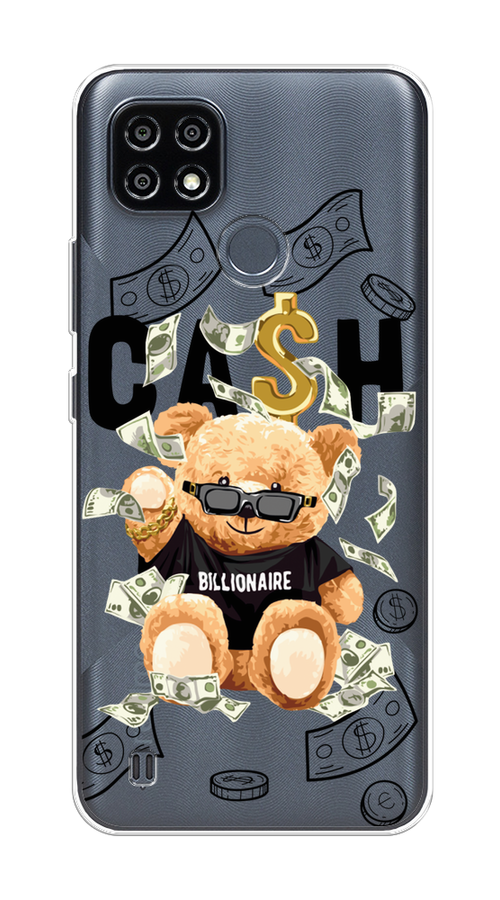 

Чехол на Realme C21Y/C25Y "Big cash", Черный;серый;бежевый, 256850-6