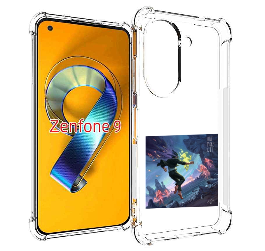 

Чехол MyPads One More City ЛСП для Asus Zenfone 9 (AI2202), Прозрачный, Tocco
