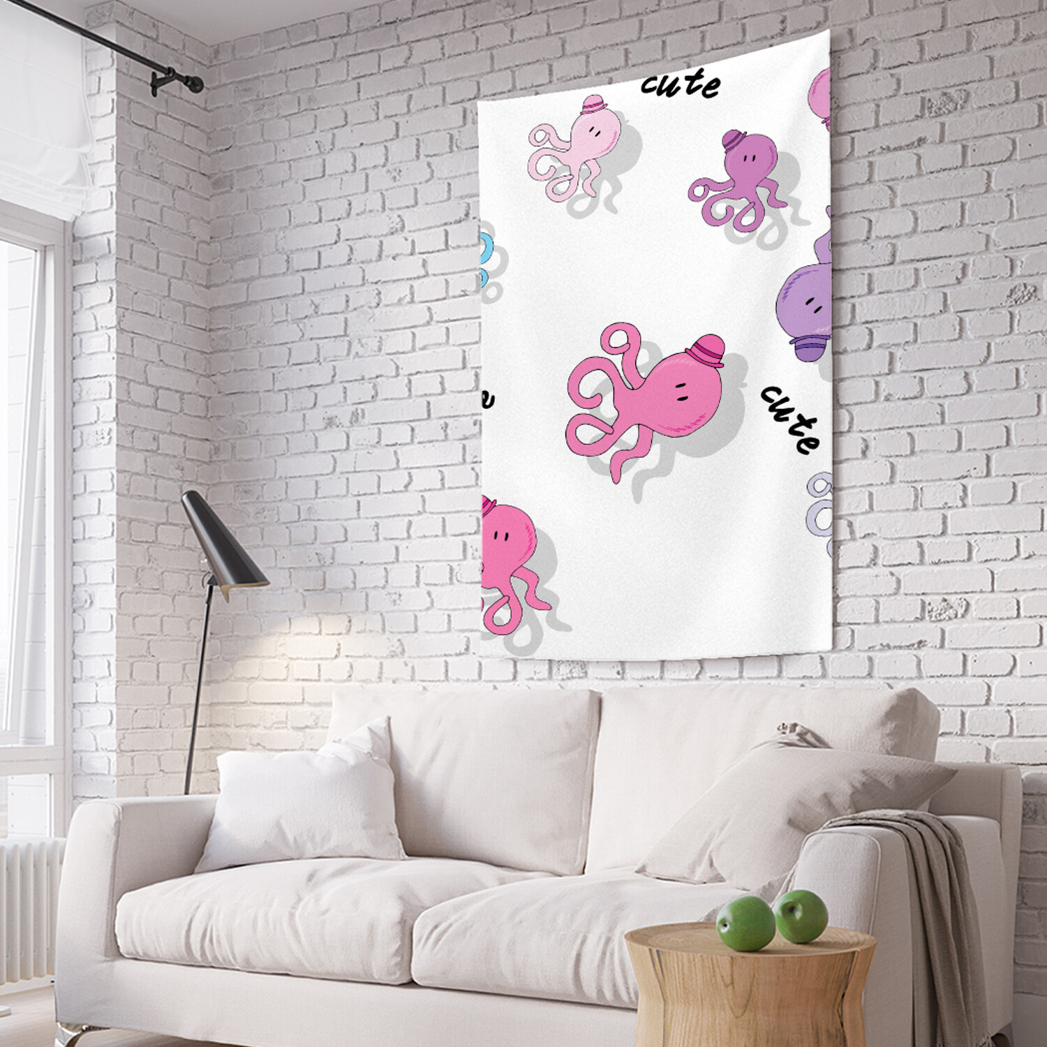 

Вертикальное фотопанно на стену JoyArty Милые осьминожки 150x200 см, Милые осьминожки