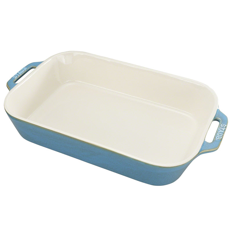 фото Форма для запекания staub ceramic 40,8x24,8см, античный бирюзовый