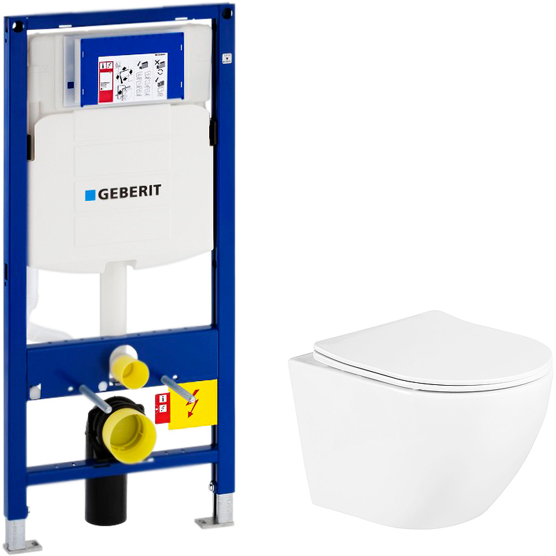 

Комплект унитаза BelBagno Uno BB3105CHR/SC с инсталляцией Geberit Duofix Sigma UP320 111.3