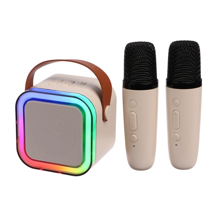

Портативная колонка NoBrand K12 Beige, Бежевый, K12