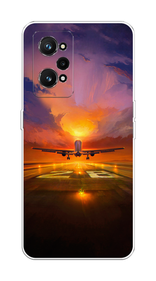 

Чехол на Realme GT Neo 3T "Самолет на посадке", Оранжевый;синий, 2510750-6