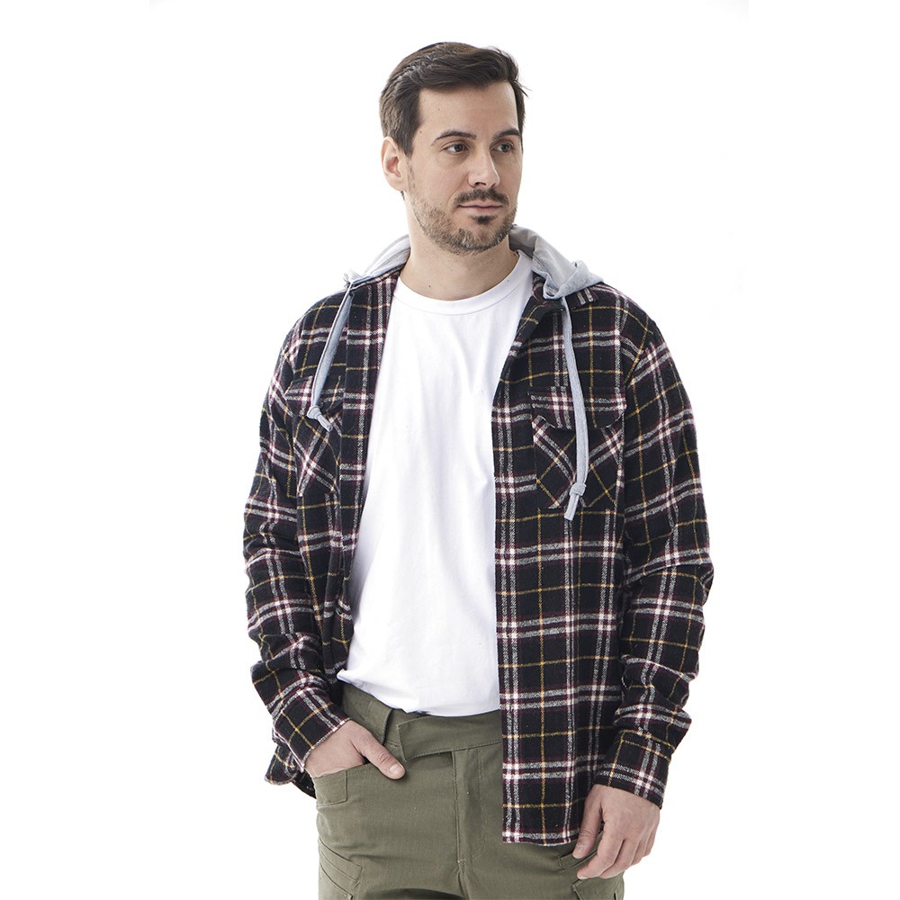 

Рубашка мужская Black Rams Uniform U-SM 002 красная XL, Красный;черный, U-SM 002