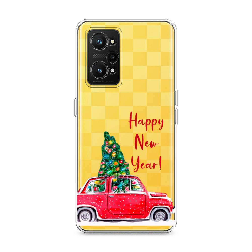 

Чехол на Realme GT Neo 3T "Happy New Year", Красный;зеленый, 2510750-5