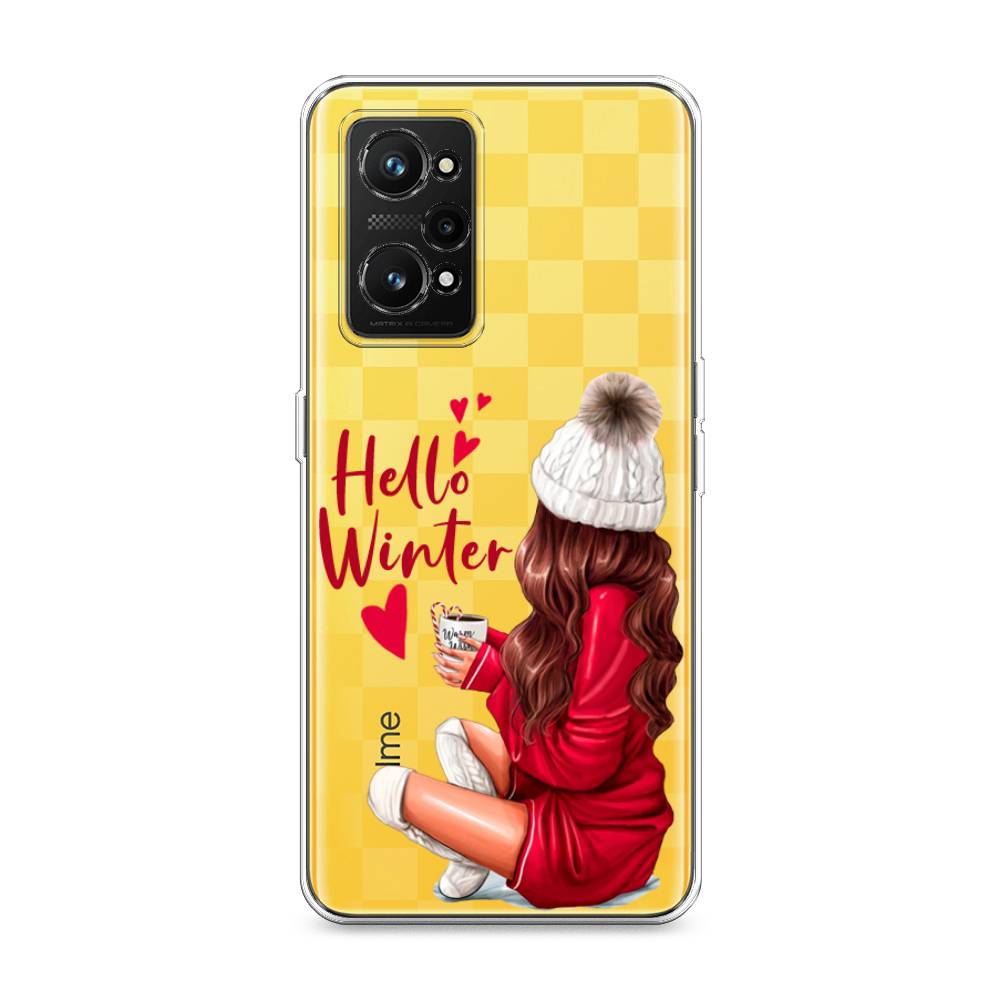 

Чехол на Realme GT Neo 3T "Hello winter", Красный;белый;коричневый, 2510750-5